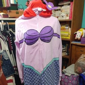 Women's Disney mermaid onesie size extra large